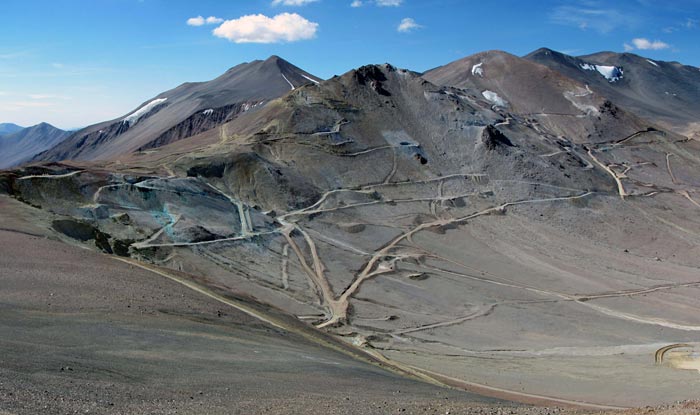 NGEx Resources' Filo del Sol silver-copper-gold exploration project in western Argentina's San Juan province, 140 km southeast of the city of Copiapo, Chile.Credit:  NGEx Resources