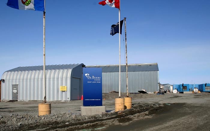 The entrance to De Beers' recently closed Snap Lake diamond mine in the Northwest Territories, as seen in 2009. Credit: YK Times