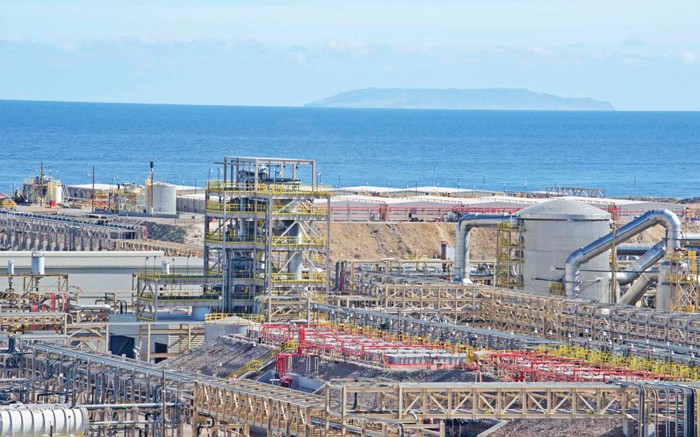 The cobalt solvent extraction and zinc sulphate production facilities at Baja Mining's Boleo copper-cobalt-zinc project in Mexico. Credit: Baja Mining