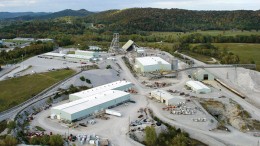 Facilities and equipment in 2012 at Nyrstar's Middle Tennessee zinc mine in Tennessee, before it was put on care and maintenance. Credit: Nyrstar