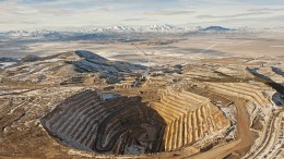 Barrick Gold's Cortez Hills gold mine in Nevada, 100 km southwest of Elko. Credit: Barrick Gold