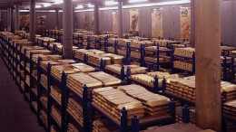 Gold bullion in a Bank of England vault. Credit: Bank of England