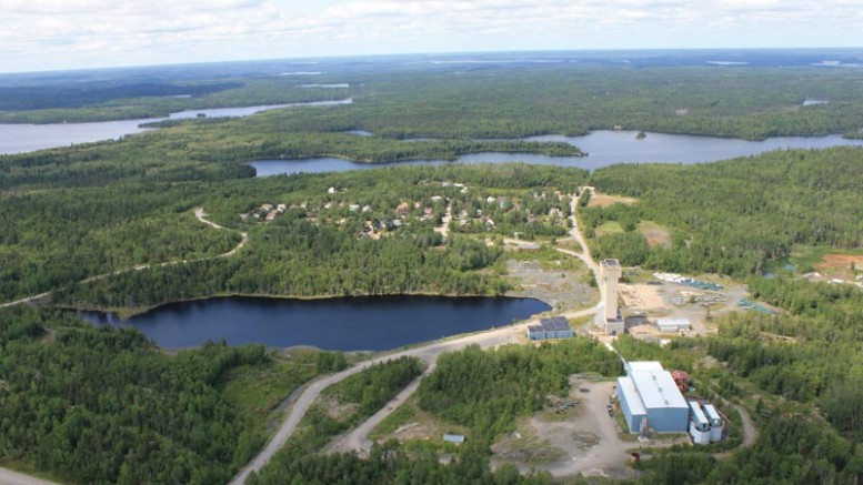 Pure Gold Mining’s Madsen gold project and the nearby town in northwestern Ontario.  Credit: Pure Gold Mining