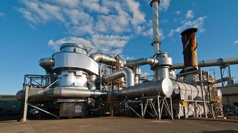 Facilities at BHP Billiton’s Kalgoorlie nickel-processing plant, part of its Nickel West complex in Western Australia. Credit: BHP Billiton.