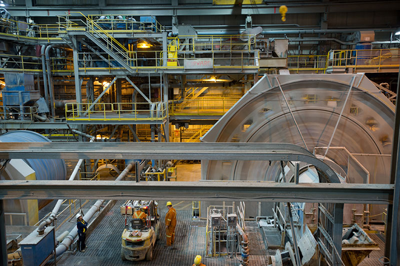 Barrick Gold's Hemlo mill, located approximately 350 kilometers east of Thunder Bay, Ontario. Credit: Barrick Gold