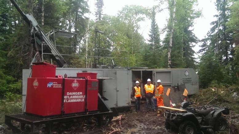 Drilling at the Horne 5 project in Rouyn-Noranda, Québec. Credit: Falco Resources.