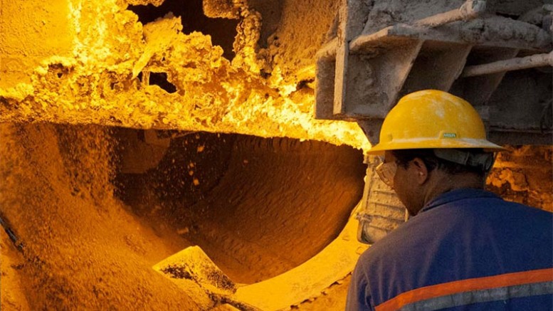 An employee at an Anglo American phosphate plant in Brazil. Credit: Anglo American'