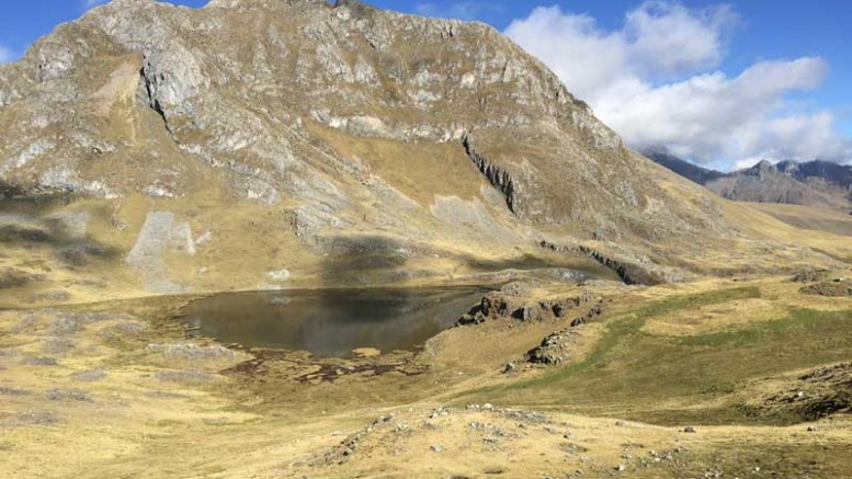 Dynacor Gold Mines' Tumipampa gold-copper project, 500 km southeast of Lima, Peru. Credit: Dynacor Gold Mines.