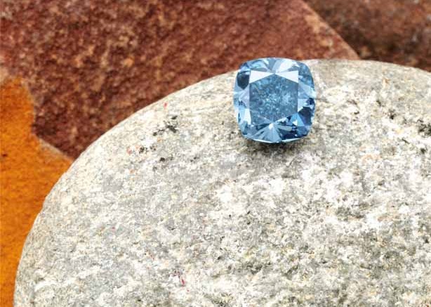 A blue diamond from the Cullinan mine