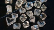Diamonds from De Beers' Victor mine, in Ontario.