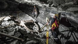 Surveying underground at Richmont Mines’ Island Gold mine near Wawa, Ont. Credit: Richmont Mines.