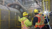 Workers at Kirkland Lake Gold's Macassa mill. Credit: Kirkland Lake Gold.