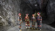 Workers underground at Goldcorp’s Éléonore gold mine in Quebec. Credit: Goldcorp.