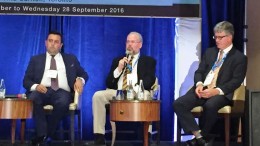 Cesar Lopez, Southern Pioneer Resources’ executive chairman, Jim Steel, Eloro Resources’ senior vice president of mining, and Rob Henderson, Amerigo Resources’ CEO discuss mining in Chile at the Mines and Money Americas conference in Toronto.