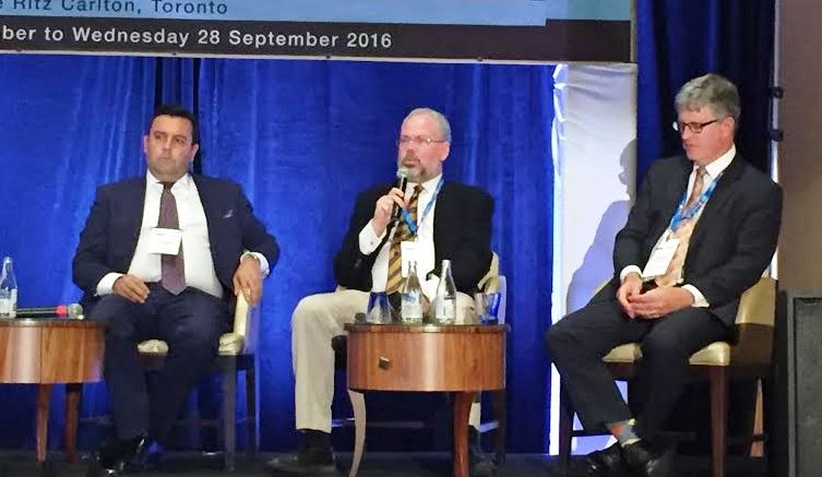 Cesar Lopez, Southern Pioneer Resources’ executive chairman, Jim Steel, Eloro Resources’ senior vice president of mining, and Rob Henderson, Amerigo Resources’ CEO discuss mining in Chile at the Mines and Money Americas conference in Toronto.