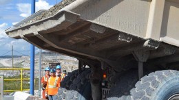 Employees at Stornoway Diamond's Renard mine in northern Quebec. Stornoway Diamond.