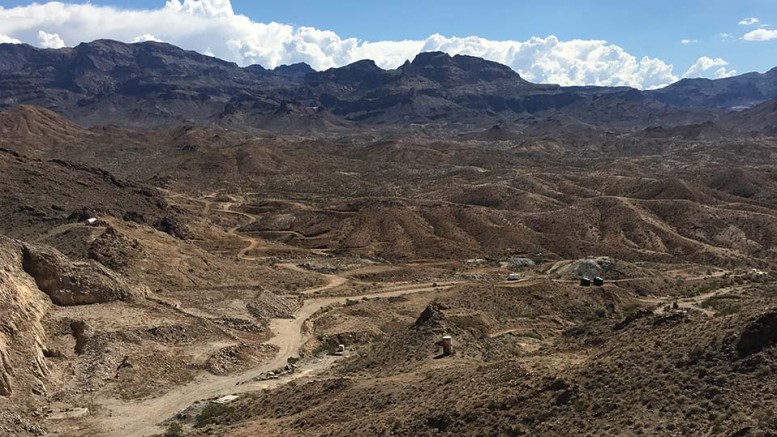 Northern Vertex Mining’s Moss gold project in northwestern Arizona. Credit: Northern Vertex Mining.