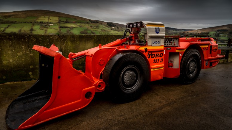 Arrival of mining equipment at Dalradian Resources' Curraghinalt gold deposit west of Belfast, Northern Ireland, in late 2014. Credit: Dalradian Resources.