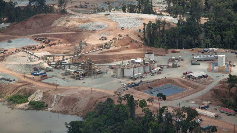 The processing plant at Guyana Goldfields’ Aurora gold mine in Guyana. Credit: Guyana Goldfields.