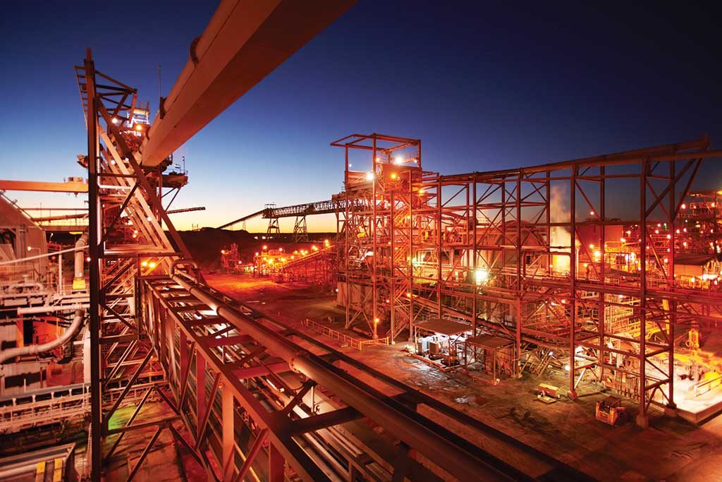 Facilities at BHP Billiton’s Olympic Dam polymetallic deposit in South Australia, which contains the world’s largest uranium oxide resource, with 3.3 billion pounds. Credit: BHP Billiton.