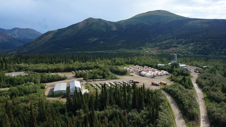 The exploration camp at Trilogy Metals’ Bornite copper project in Alaska. Credit: Trilogy Metals.