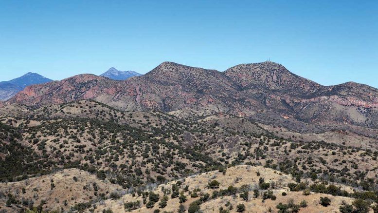 Arizona Mining’s Taylor zinc-lead-silver project, 80 km southeast of Tucson, Arizona. Credit: Arizona Mining.