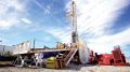 Drillers on a platform at Pure Energy Minerals Clayton Valley lithium project in Nevada. Credit: Pure Energy Minerals.