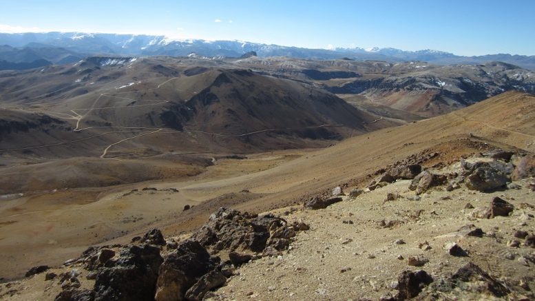 Bear Creek Mining's Corani silver property in southern Peru. Credit: Bear Creek Mining.