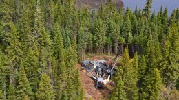 A dill rig on Bonterra Resources’ Gladiator gold project in Quebec’s Abitibi belt. Credit: Bonterra Resources.