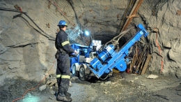 Orbit Garant Drilling equipment at work underground. Credit: Orbit Garant Drilling.