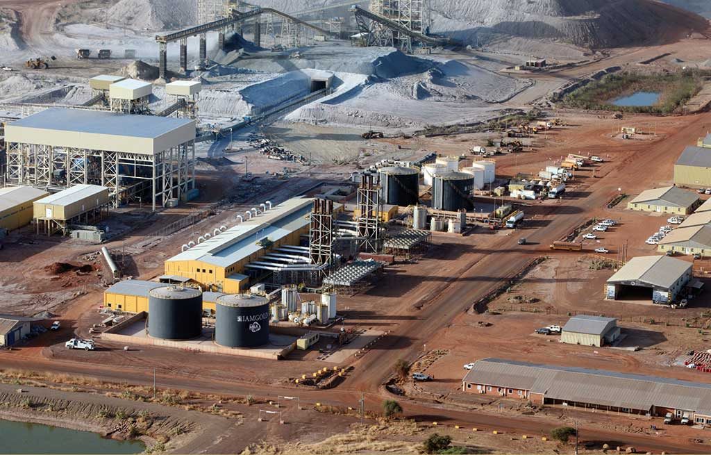 The 57-megawatt thermal power plant at Iamgold’s Essakane gold mine in Burkina Faso. Credit: Iamgold.