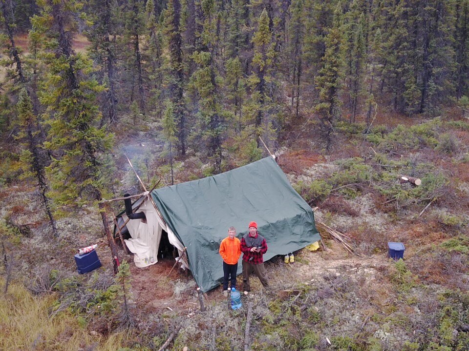 A prospecting crew soon after mobilizing on the MacBride property. Credit: Rockcliff Metals.