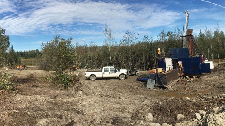 A drilling site at Treasury Metals’ Goliath gold property in Ontario. Credit: Treasury Metals.