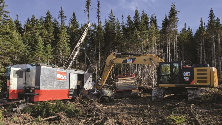 A dill site at Marathon Gold’s Valentine Lake gold camp in central Newfoundland. Photo by Marathon Gold.