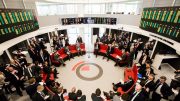 The floor of the London Metals Exchange in the United Kingdom. Credit: London Metals Exchange.