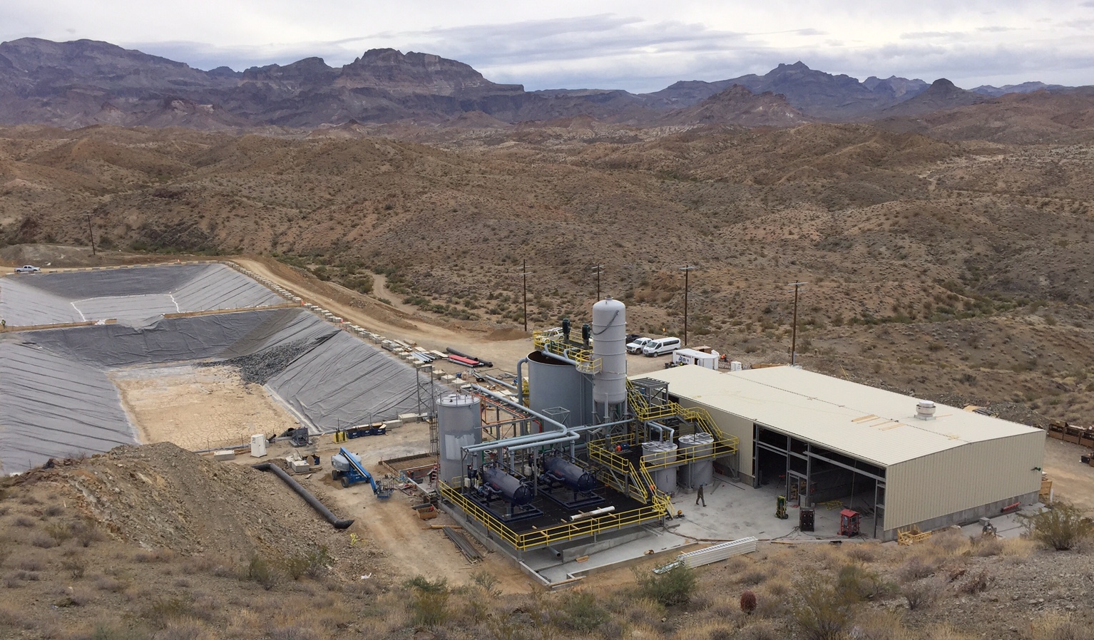 The Moss mine processing facility in Arizona. Credit: Northern Vertex.