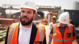 Dan Gertler at the Katanga copper mine in the Democratic Republic of the Congo in 2012 . Credit: Bloomberg.