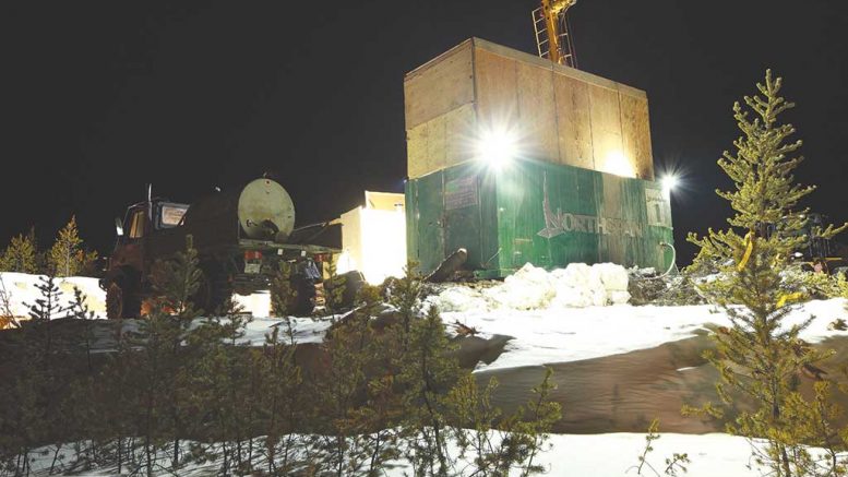 A drill site at Fission Uranium’s Patterson Lake South uranium project in northern Saskatchewan. Credit: Fission Uranium.