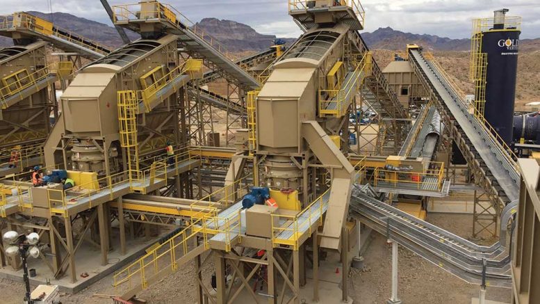 Northern Vertex Mining milling facilities, which could process 5,000 tonnes daily over five years by March. Credit: Northern Vertex Mining.