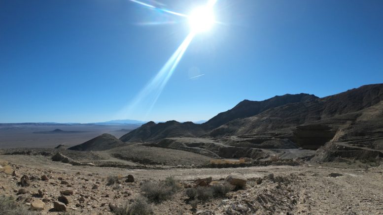 Northern Empire's Sterling gold project in the Nevada Desert. Photo by Richard Quarisa.