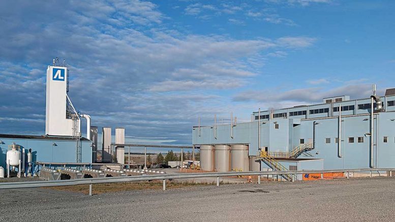 The oxygen plant at Agnico Eagle Mines’ Kittila mine in northern Finland. Credit: Agnico Eagle Mines.