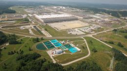 The Portsmouth gaseous-diffusion uranium enrichment facility in Piketon, Ohio. Credit: U.S. Department of Energy.