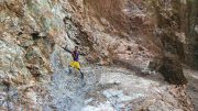 A worker in the Montiel pit at Cordoba Minerals’ San Matias copper-gold property, 200 km north of Medellin, Colombia. Credit: Cordoba Minerals.