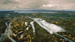 Nemaska Lithium’s Whabouchi lithium deposit in Quebec’s James Bay region, 300 km northwest of Chibougamau. Credit: Nemaska Lithium.