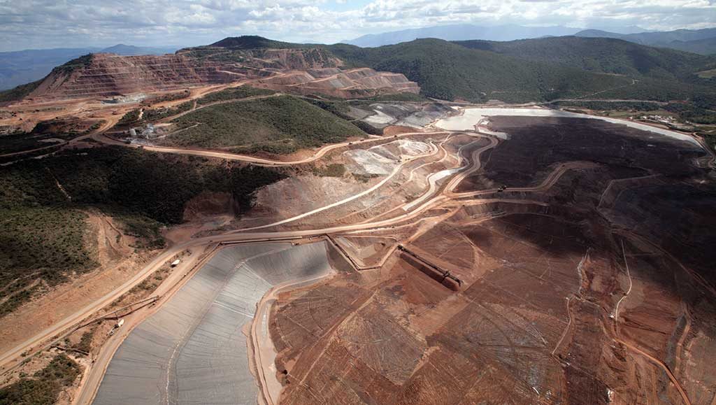 Leagold’s Los Filos gold mine — 230 km south of Mexico City — in 2017. Credit: Leagold.