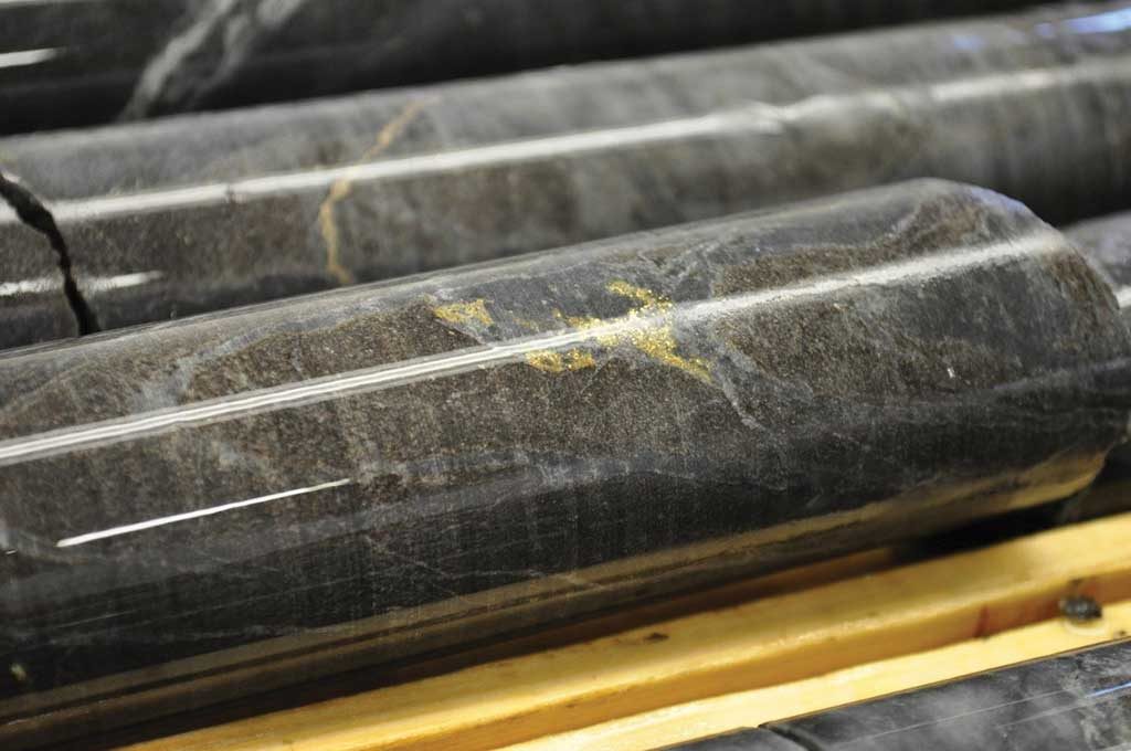 Drill core from Phoenix. Credit: Rubicon Minerals.