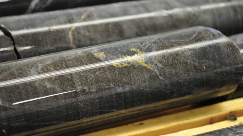 Drill core from Phoenix. Credit: Rubicon Minerals.