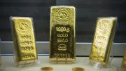 Gold bars in a storefront display at the Grand Bazaar in Istanbul. Photo by Joel Carillet.