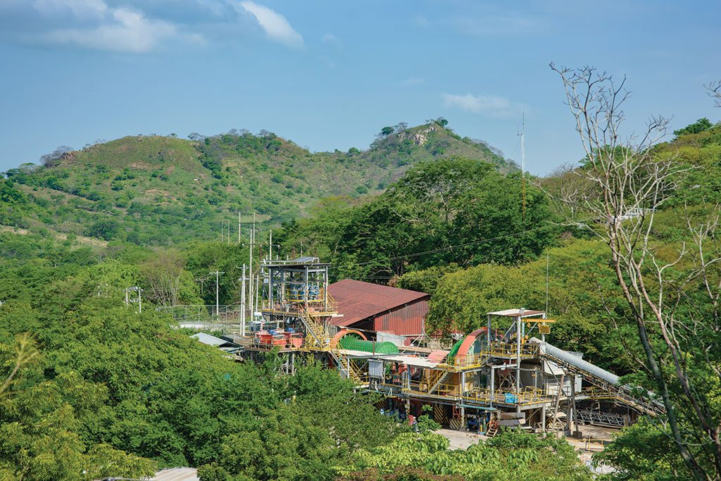 Processing facilities at B2Gold’s Limon gold mine in Nicaragua. Credit: B2Gold.