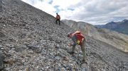 Surveying Fireweed Zinc’s Macmillan Pass project. Credit: Fireweed Zinc.